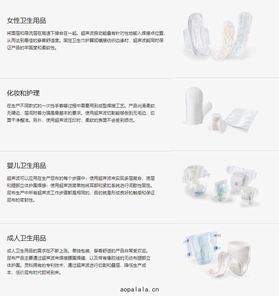 超聲(shēng)波在無紡布行業中的應用(yòng)(圖(tú)1)