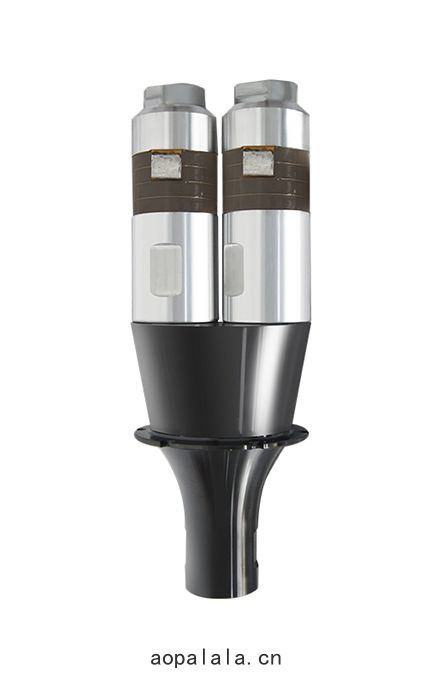 15kHz-4200W 聲峰(fēng)超聲波(bō)換能(néng)器 雙柱直(zhí)筒(黑灰) 15kHz-4200W 聲(shēng)峰(fēng)超聲(shēng)波換能(néng)器(qì) 雙柱(zhù)直筒(tǒng)(黑灰)